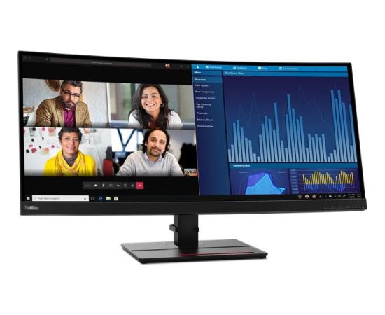 Monitor Lenovo ThinkVision P34w-20 + kamera internetowa ThinkVision MC50 (62DCRAT3EU)