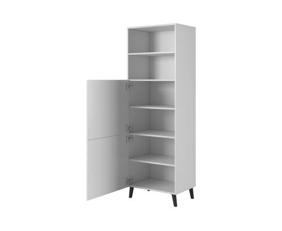 Cama Meble Cabinet ABETO 60x40x176.5 cm white/gloss white