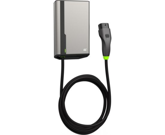 Green Cell EVGC021A2275 electric vehicle charging station Grey Aluminium Wall 3 Built-in display LED