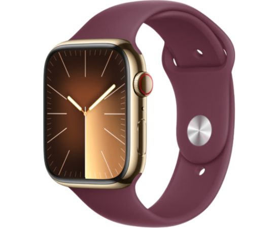 Apple Watch Series 9 45mm GPS + Cellular Stainless Steel - Gold (Atjaunināts, stāvoklis kā jauns)