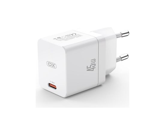 XO wall charger CE09 PD 45W 1x USB-C white