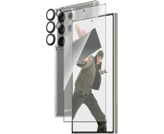 PanzerGlass Bundle 3in1 Sam S24 Ultra S928 Hardcase + Screen Protector + Camera Lens B1212+7352