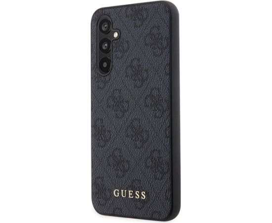 Guess GUHCSA54G4GFGR A54 5G A546 szary|grey hard case 4G Metal Gold Logo