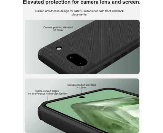 Nillkin Super Frosted PRO Magnetic Back Cover for Google Pixel 8a Black