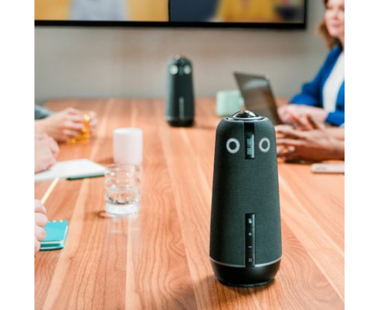 Owl Labs Meeting Owl 4+ 360-Degree, 4K Smart Video Conference Camera, Microphone and Speaker (Automatic Speaker Focus, Smart Zooming and Noise Equalising)