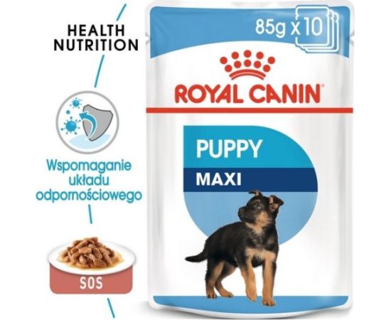 Royal Canin Royal Canin Maxi Puppy karma mokra dla szczeniąt, od 2 do 15 miesiąca życia, ras dużych saszetka 140g