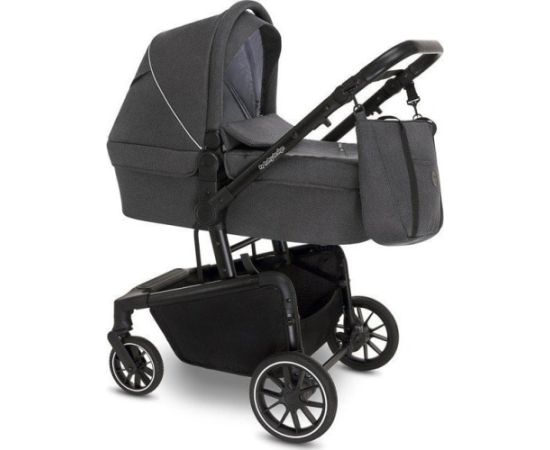 Bērnu ratiņi Baby Design Stroller 2-in-1 Zoy Graphite 17 ar dziļu guļamvietu