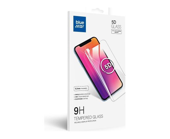 Blue Star 5D защитное стекло для экрана Samsung S916 Galaxy S23+ Plus черное