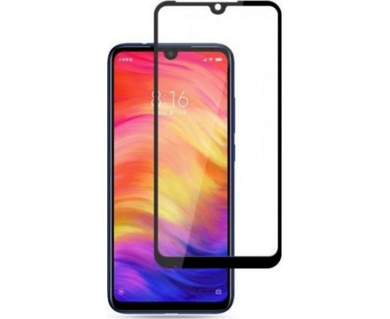 Fusion Full Glue 5D Tempered Glass Aizsargstikls Pilnam Ekrānam Xiaomi Redmi Note 7 | Note 7 Pro Melns