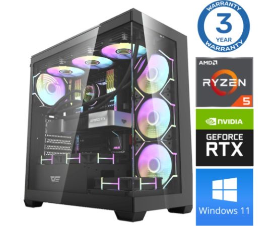 INTOP Ryzen 5 7500F 16GB DDR5 1TB SSD M.2 NVME RTX4070 SUPER 12GB WIN11