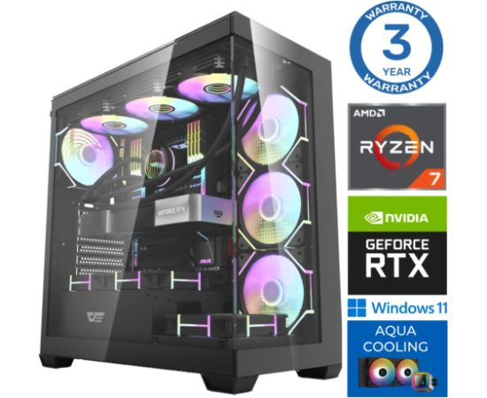 INTOP AQUA Ryzen 7 7700X 16GB DDR5 1TB SSD M.2 NVME RTX4070 SUPER 12GB WIN11