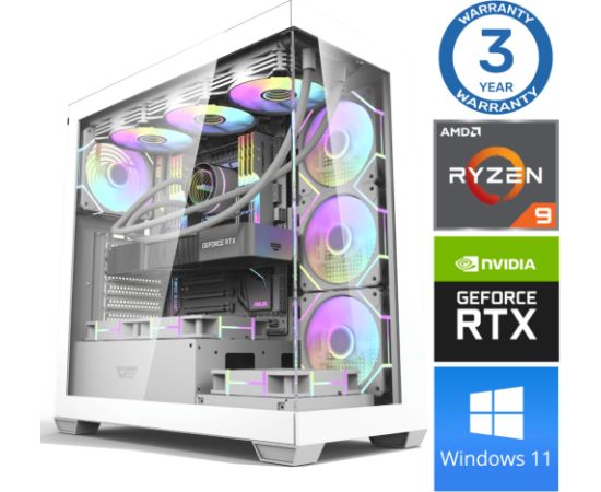 INTOP Ryzen 9 5900X 64GB DDR5 1TB SSD M.2 NVME RTX4060Ti 8GB Win11