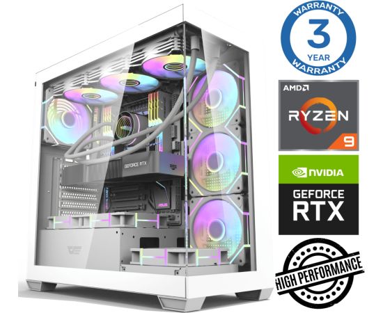 INTOP Ryzen 9 5900X 64GB DDR5 1TB SSD M.2 NVME RTX4060Ti 8GB no-OS