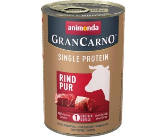 Animonda PIES SINGLE PROTEIN RIND Pełnowartościowy pokarm dla psów z czystą wołowiną /6 400g