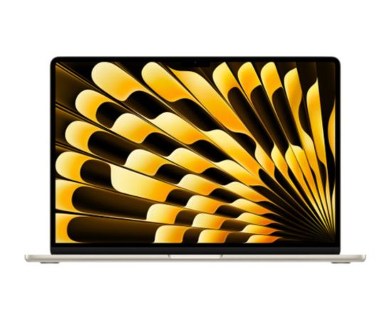 Apple MacBook Air 2023 Retina 15" - M2 / 8GB / 256GB SSD - Starlight (Atjaunināts, stāvoklis kā jauns)