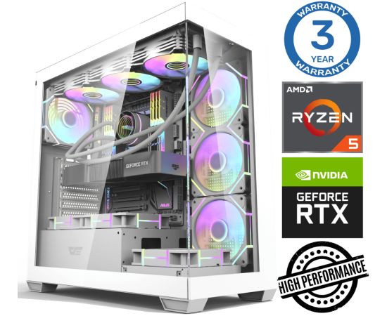 INTOP Ryzen 5 7500F 64GB DDR5 1TB SSD M.2 NVME RTX4060Ti 8GB no-OS