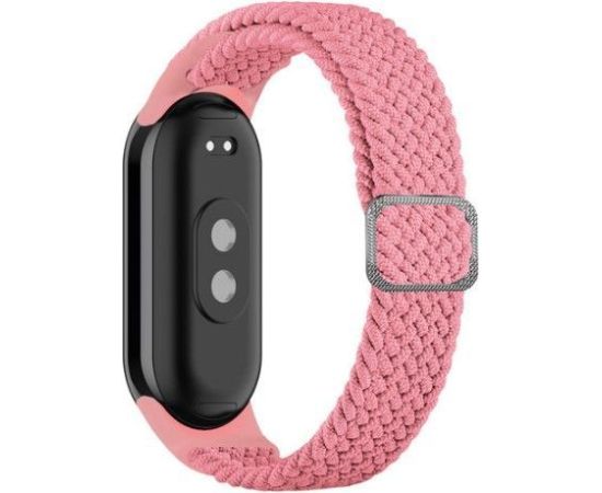 iLike Universal  Mi Band 8 wristband bracelet Braided fabric strap Pink