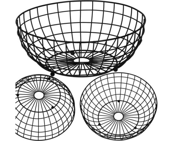 Augļu grozs, metāla grozs Springos KI0146 28x11 cm