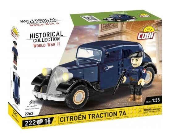 Cobi Historical Collection 1934 Citroen Traction 7A (2263)