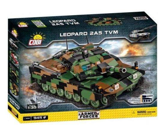 Cobi Czołg Niemiecki Leopard 2A5 TVM (2620)