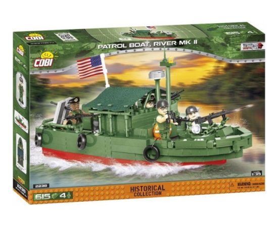 Cobi Klocki Wojna w Wietnamie Patrol Boat River