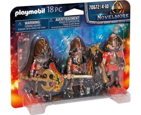 Playmobil Zestaw 3 Wojowników Burnham (70672)