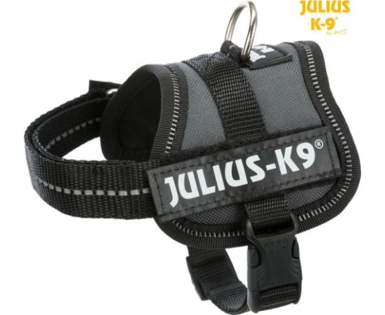 Trixie Julius-K9® Powerharness® szelki, dla psa, antracyt, Baby 1/XS: 30–40 cm/18 mm