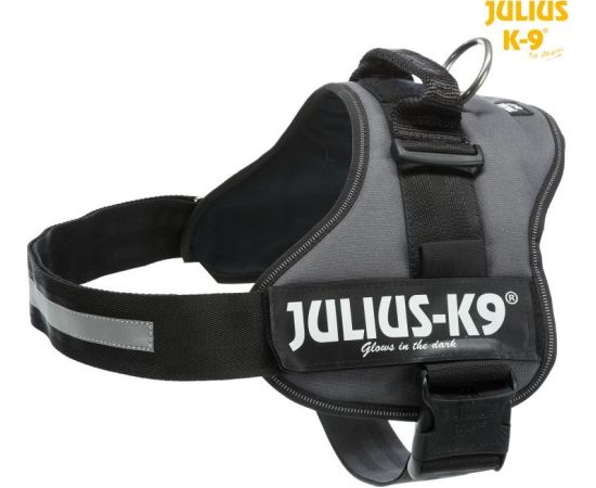 Trixie Julius-K9® Powerharness® szelki, dla psa, antracyt, 3/XL–XXL: 82–116 cm/50 mm