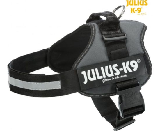 Trixie Julius-K9® Powerharness® szelki, dla psa, antracyt, 1/L: 66–85 cm/50 mm