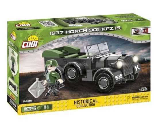 Cobi COBI 2405 Historical Collection WWII 1937 HORCH 901 (KFZ.15) 185 klocków 1:35