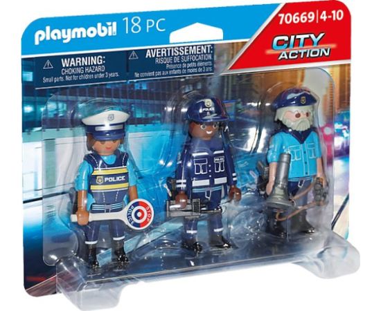 Playmobil Zestaw figurek: Policjanci (70669)