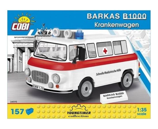 Cobi Youngtimer Barkas B1000 Krankenwagen (24595)