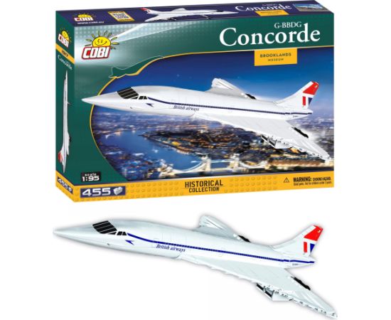 Cobi Historical Collection Concorde G-BBDG (1917)