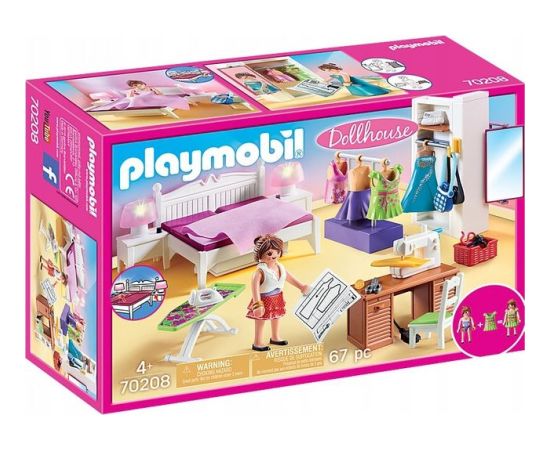 Playmobil Sypialnia Projektowa dom (70208)