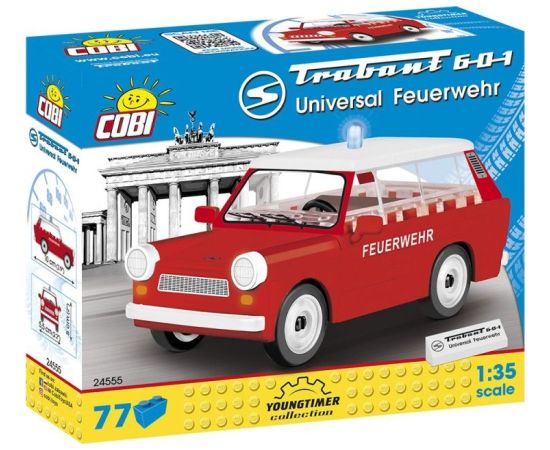 Cobi Klocki Youngtimer Collection Trabant 601 Universal Feuerwehr (24555)