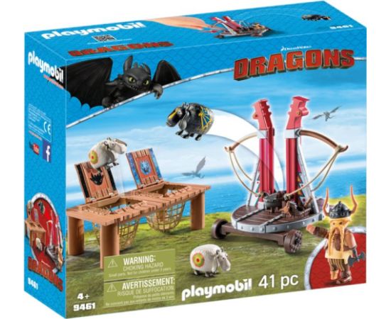 Playmobil Pyskacz Gbur z katapultą do owiec (9461)