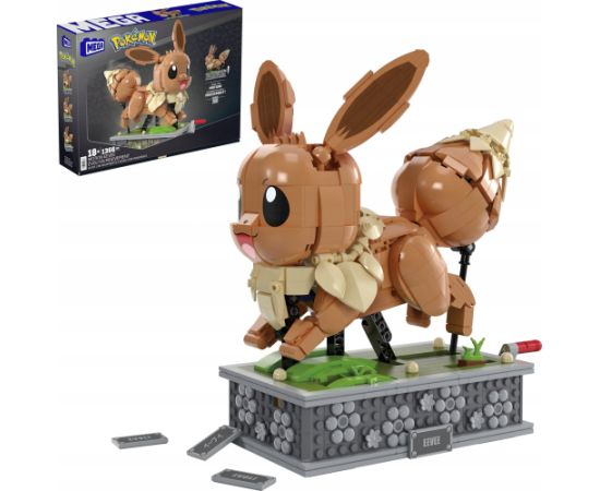 Mattel MEGA Pokemon „Ruchomy” Eevee do ustawiania  (HTH71)