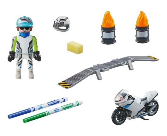 Playmobil Color 71377 Motocykl