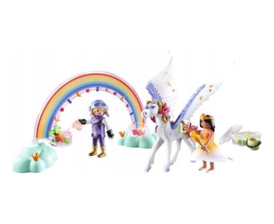 Playmobil Zestaw z figurkami Princess Magic 71361 Niebiański pegaz z tęczą