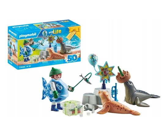 Playmobil Zestaw z figurkami My Life 71448 Karmienie zwierząt