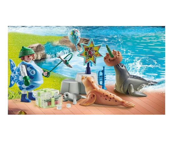 Playmobil Zestaw z figurkami My Life 71448 Karmienie zwierząt