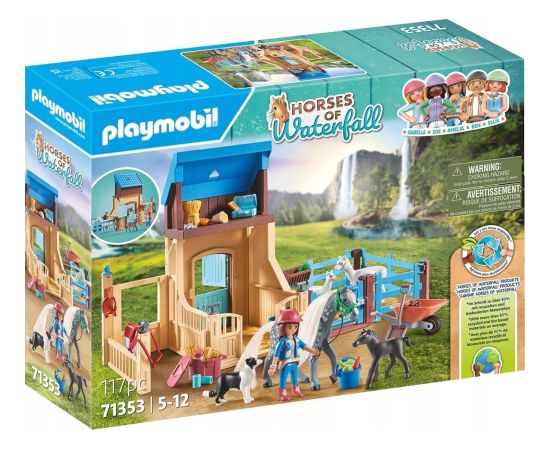 Playmobil Zestaw z figurkami Horses 71353 Amelia i Whisper z boksem stajennym