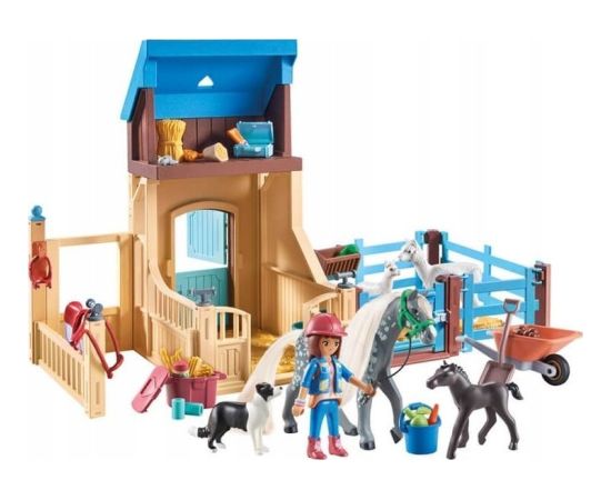 Playmobil Zestaw z figurkami Horses 71353 Amelia i Whisper z boksem stajennym