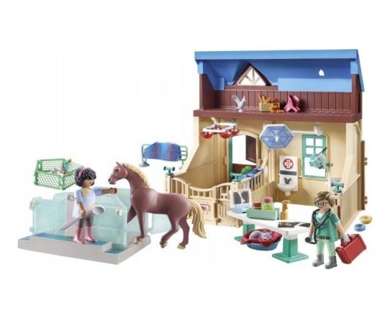 Playmobil Zestaw z figurkami Horses 71352 Hipoterapia i lecznica zwierząt