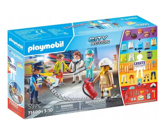 Playmobil Zestaw z figurkami Figures 71400 My Figures: Służby ratownicze