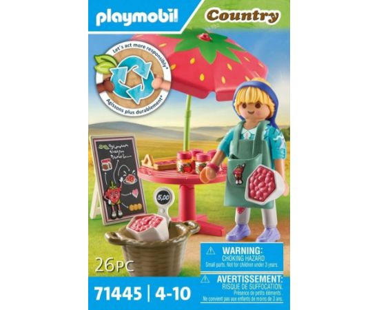 Playmobil Zestaw z figurkami Country 71445 Stragan z domowym dżemem