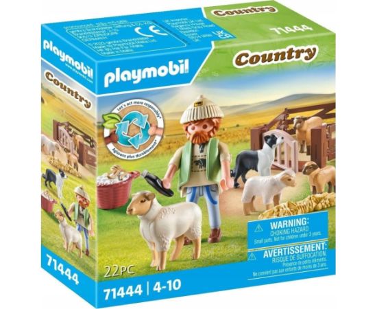 Playmobil Zestaw z figurkami Country 71444 Młody owczarz z owcami