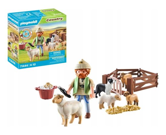 Playmobil Zestaw z figurkami Country 71444 Młody owczarz z owcami