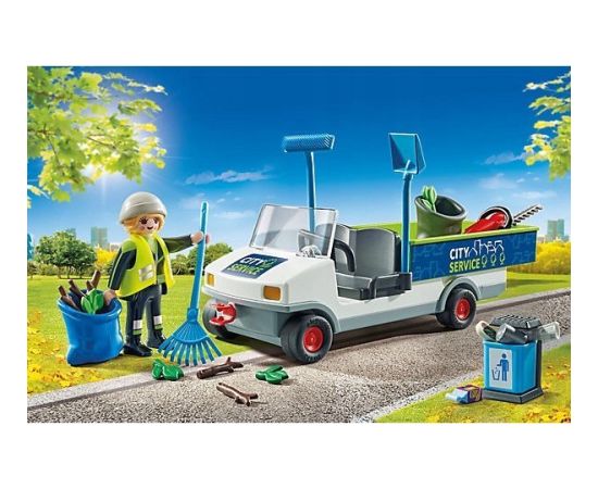 Playmobil Zestaw z figurkami City Action 71433 Sprzątanie miasta samochodem elektryczny