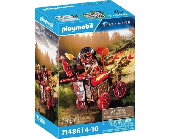 Playmobil Zestaw figurek Novelmore 71486 Pojazd wyścigowy Kahbooma